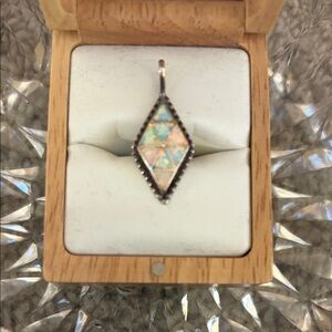 Elegant Opal Pendant Necklace